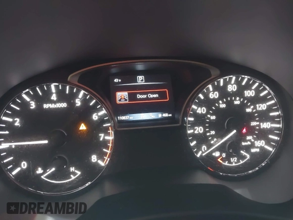 2020 Nissan Pathfinder SV with VIN 5N1DR2BN3LC584694, listed as a IAAI auction lot 41836601 with 110,837 mi miles and . Bid and sale history available at DreamBid. Image 7.