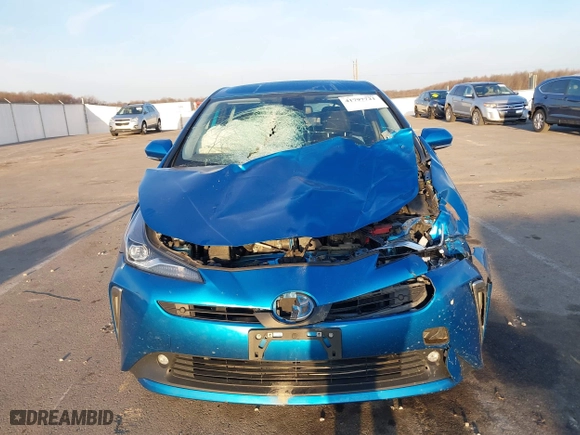 2019 Toyota Prius LE with VIN JTDL9RFU2K3013061, listed as a IAAI auction lot 41797721 with 122,721 mi miles. Bid and sale history available at carsss.com. Image 13.