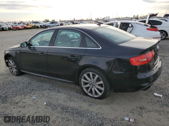 2014 Audi A4 Premium with VIN WAUBFAFL9EN034654, listed as a Copart auction lot 47323195 with 85,765 mi miles and Salvage Title. Bid and sale history available at carsss.com. Image 2.