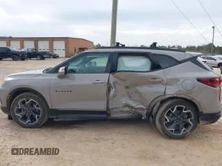 2021 Chevrolet Blazer RS with VIN 3GNKBERS4MS508899, listed as a IAAI auction lot 41728853 with 77,481 mi miles and . Bid and sale history available at DreamBid. Image 15.