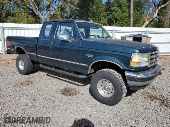 1995 Ford F-150 with VIN 1FTEX14H6SKA61500, listed as a Copart auction lot 79183944 with 0 mi miles and Salvage Title. Bid and sale history available at carsss.com. Image 4.