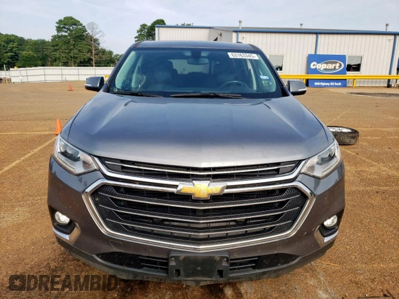 2018 Chevrolet Traverse LT Cloth with VIN 1GNERGKW3JJ247716, listed as a Copart auction lot 63163345 with 90,722 mi miles and Salvage title. Bid and sale history available at DreamBid. Image 5.
