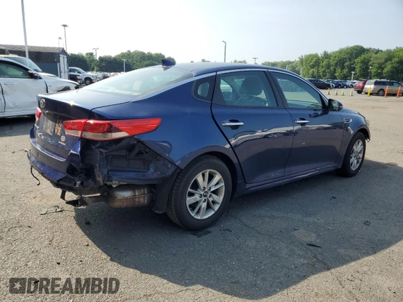 2016 Kia Optima LX with VIN 5XXGT4L39GG082905, listed as a Copart auction lot 61793235 with 187,895 mi miles and Salvage title. Bid and sale history available at DreamBid. Image 3.