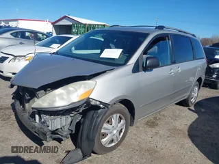 2007 Toyota Sienna CE with VIN 5TDZK23CX7S041018, listed as a IAAI auction lot 41838454 with 249,644 mi miles. Bid and sale history available at carsss.com. Image 18.