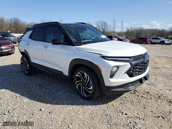 2024 Chevrolet TrailBlazer RS with VIN KL79MTSL6RB059833, listed as a Copart auction lot 48953795 with 108,397 mi miles and Clean Title. Bid and sale history available at carsss.com. Image 4.