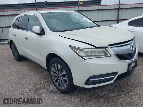 2014 Acura MDX Technology z VIN 5FRYD3H47EB016204, wystawiony jako IAAI lot #42380816 z przebiegiem 141 369 mil mil oraz . Historia ofert i sprzedaży dostępna na DreamBid. Obrazek 1.