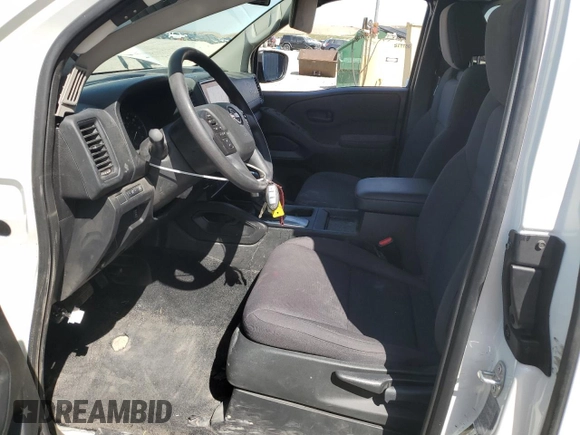 2024 Nissan Frontier S with VIN 1N6ED1CL9RN657883, listed as a Copart auction lot 52134545 with 7,602 mi miles and Clean title. Bid and sale history available at DreamBid. Image 7.