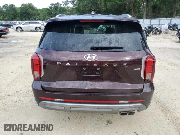 2024 Hyundai Palisade Limited z VIN KM8R5DGEXRU720618, wystawiony jako Copart lot #59579425 z przebiegiem 44 072 mil mil oraz Czysty tytuł • Clean title. Historia ofert i sprzedaży dostępna na DreamBid. Obrazek 6.