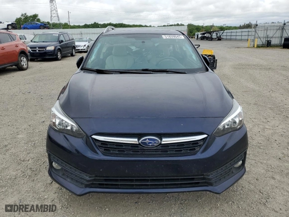 2020 Subaru Impreza Premium with VIN 4S3GTAD62L3705766, listed as a Copart auction lot 51859645 with 26,473 mi miles and Salvage Title. Bid and sale history available at carsss.com. Image 5.