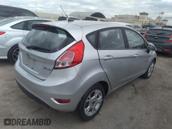 2016 Ford Fiesta SE with VIN 3FADP4EJ0GM198338, listed as a IAAI auction lot 28660870 with 68,135 mi miles. Bid and sale history available at carsss.com. Image 4.