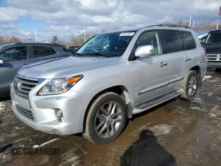 2015 Lexus LX 570 with VIN JTJHY7AX8F4171013, listed as a Copart auction lot 43681865 with 158,146 mi miles and Clean Title. Bid and sale history available at DreamBid. Image 1.