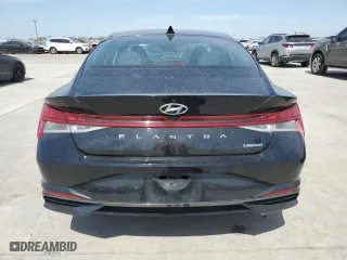2023 Hyundai Elantra Limited with VIN 5NPLP4AG2PH108953, listed as a Copart auction lot 49537655 with 27,329 mi miles and Salvage Title. Bid and sale history available at carsss.com. Image 6.
