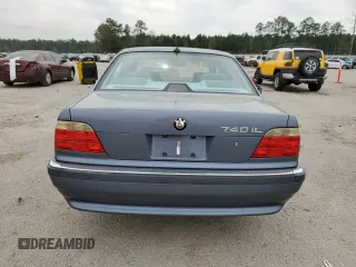 2001 BMW 7 Series 740iL with VIN WBAGH83461DP28126, listed as a Copart auction lot 48966135 with 137,814 mi miles and Clean Title. Bid and sale history available at carsss.com. Image 6.