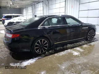 2019 Lincoln Continental Reserve with VIN 1LN6L9NC7K5601870, listed as a Copart auction lot 89140335 with 182,089 mi miles and Salvage Title. Bid and sale history available at carsss.com. Image 3.