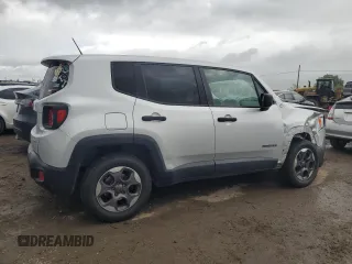 2015 Jeep Renegade Sport with VIN ZACCJBAT5FPC21353, listed as a Copart auction lot 50152355 with 195,175 mi miles and Salvage Title. Bid and sale history available at DreamBid. Image 3.