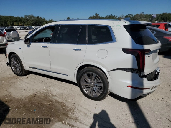 2024 Cadillac XT6 FWD Premium Luxury with VIN 1GYKPCRS4RZ742995, listed as a Copart auction lot 82802774 with 5,898 mi miles and Salvage Title. Bid and sale history available at carsss.com. Image 2.