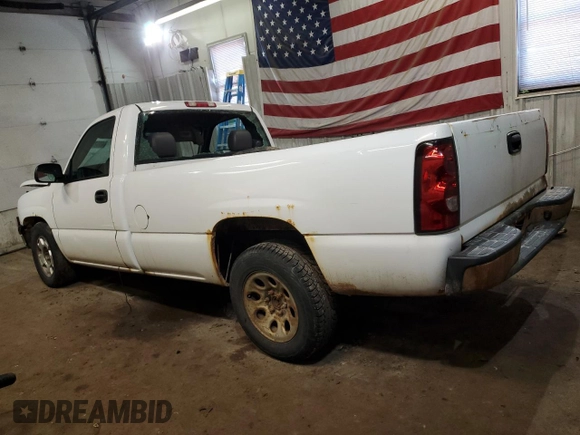 2006 Chevrolet Silverado 1500 Work Truck with VIN 3GCEC14X66G263883, listed as a Copart auction lot 48528555 with 177,517 mi miles and Salvage Title. Bid and sale history available at DreamBid. Image 2.