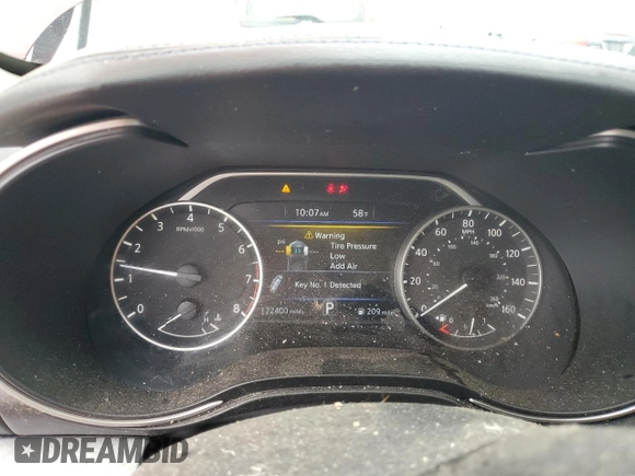 2018 Nissan Maxima S with VIN 1N4AA6AP2JC372008, listed as a Copart auction lot 56961805 with 122,400 mi miles and Salvage title. Bid and sale history available at DreamBid. Image 9.