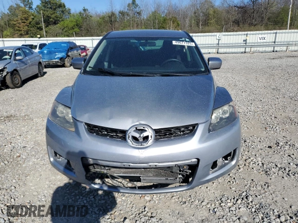 2012 Mazda CX-7 i SV z VIN JM3ER2A5XC0419471, wystawiony jako Copart lot #49677325 z przebiegiem 112 551 mil mil oraz Czysty tytuł • Clean title. Historia ofert i sprzedaży dostępna na DreamBid. Obrazek 5.