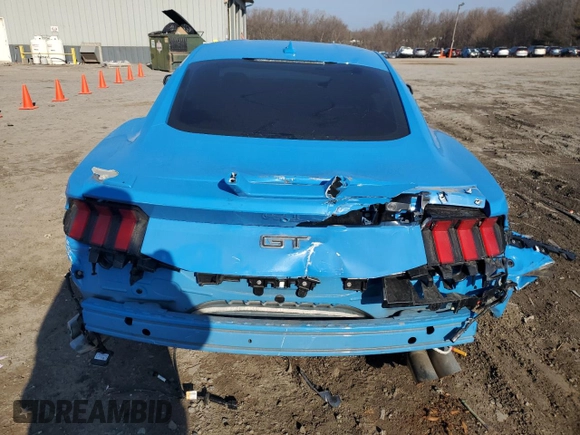 2024 Ford Mustang GT with VIN 1FA6P8CF6R5403295, listed as a Copart auction lot 46750145 with 12,161 mi miles and Salvage title. Bid and sale history available at DreamBid. Image 6.