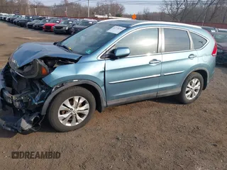 2014 Honda CR-V EX-L with VIN 5J6RM4H72EL056669, listed as a IAAI auction lot 41773214 with 96,224 mi miles. Bid and sale history available at carsss.com. Image 2.