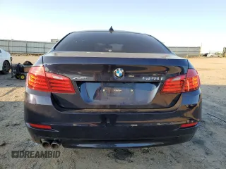 2015 BMW 5 Series 528i xDrive with VIN WBA5A7C58FG143147, listed as a Copart auction lot 52850195 with 130,528 mi miles and Salvage Title. Bid and sale history available at carsss.com. Image 6.