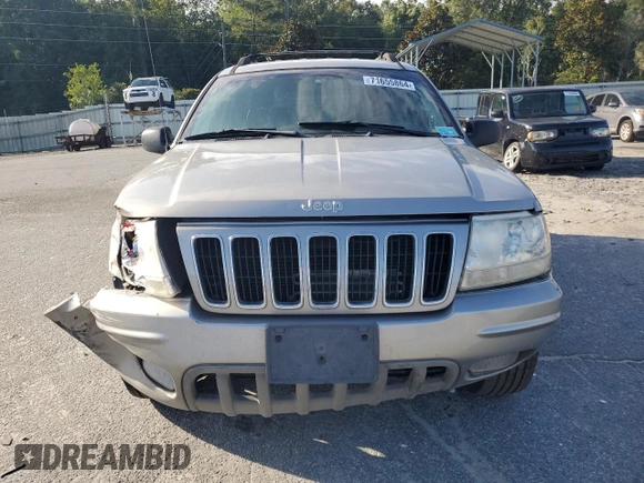 2002 Jeep Grand Cherokee Limited with VIN 1J4GX58S32C149852, listed as a Copart auction lot 71655864 with 190,918 mi miles and Salvage Title. Bid and sale history available at DreamBid. Image 5.