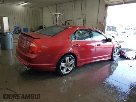 2011 Ford Fusion SPORT with VIN 3FAHP0DC1BR133040, listed as a Copart auction lot 50990545 with 187,599 mi miles and Salvage Title. Bid and sale history available at carsss.com. Image 3.