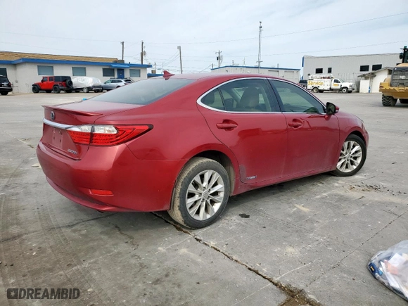 2013 Lexus ES 300h Hybrid with VIN JTHBW1GG6D2021556, listed as a Copart auction lot 48160415 with 175,704 mi miles and Salvage Title. Bid and sale history available at carsss.com. Image 3.