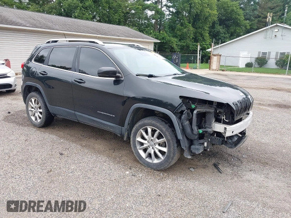 2014 Jeep Cherokee Limited with VIN 1C4PJMDS2EW120384, listed as a IAAI auction lot 42667778 with 121,206 mi miles and . Bid and sale history available at DreamBid. Image 1.