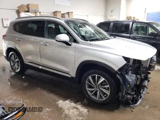2019 Hyundai Santa Fe Ultimate with VIN 5NMS5CAD3KH073069, listed as a Copart auction lot 72809582 with 35,051 mi miles. Bid and sale history available at carsss.com. Image 4.