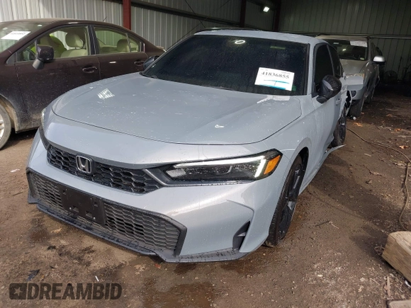 2025 Honda Civic Sport with VIN 2HGFE2F53SH569192, listed as a IAAI auction lot 41836855 with 1,117 mi miles and . Bid and sale history available at DreamBid. Image 17.