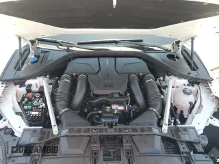 2025 Genesis GV70 Sport with VIN 5NMMCDTCXSH020362, listed as a Copart auction lot 52846135 with 7,124 mi miles and Non repairable. Bid and sale history available at DreamBid. Image 12.