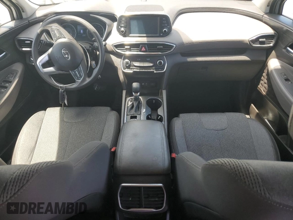 2020 Hyundai Santa Fe SE with VIN 5NMS23AD4LH248018, listed as a Copart auction lot 56416555 with 53,275 mi miles and Salvage title. Bid and sale history available at DreamBid. Image 8.