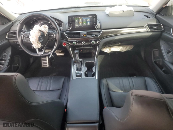 2022 Honda Accord Sedan Sport SE with VIN 1HGCV1F40NA016040, listed as a Copart auction lot 45452185 with 28,866 mi miles and Salvage Title. Bid and sale history available at carsss.com. Image 8.