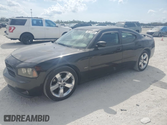 2009 Dodge Charger R/T with VIN 2B3LA53T19H601358, listed as a Copart auction lot 46134905 with 177,555 mi miles and Salvage Title. Bid and sale history available at carsss.com. Image 1.