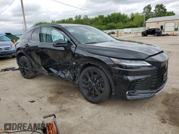 2023 Lexus RX 500h F Sport Performance с VIN 2T2BCMEA9PC003628, выставлен на аукционе Copart как лот 57673995 с пробегом 34 567 миль миль и Списание • Salvage title. История ставок и продаж доступна на DreamBid. Изображение 4.