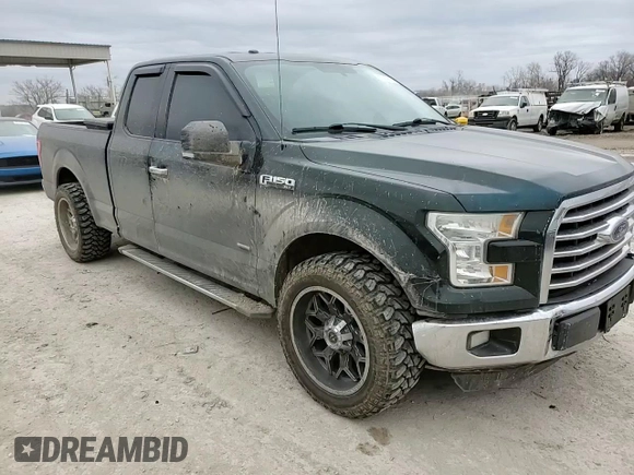 2015 Ford F-150 XL with VIN 1FTEX1CP7FKE08394, listed as a Copart auction lot 47661615 with 126,942 mi miles and Salvage Title. Bid and sale history available at carsss.com. Image 10.
