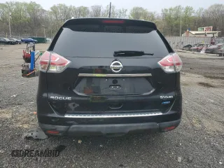 2014 Nissan Rogue SV with VIN 5N1AT2MV8EC806991, listed as a Copart auction lot 52792475 with 134,461 mi miles and Salvage Title. Bid and sale history available at carsss.com. Image 6.