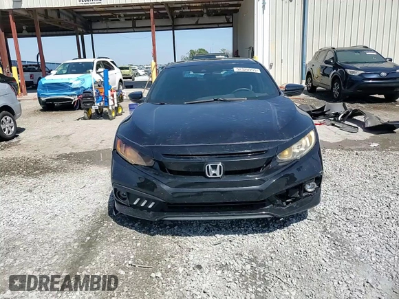 2021 Honda Civic Sport with VIN 2HGFC2F83MH556056, listed as a Copart auction lot 52320955 with 89,682 mi miles and Non Repairable. Bid and sale history available at DreamBid. Image 14.