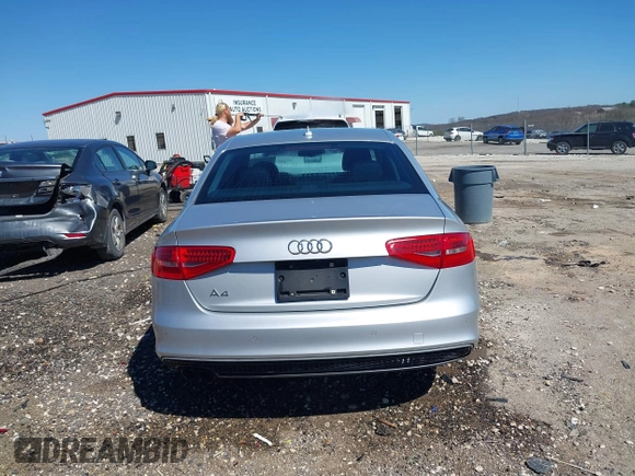 2014 Audi A4 Premium Plus with VIN WAUEFAFL1EN024178, listed as a IAAI auction lot 41744161 with 49,675 mi miles. Bid and sale history available at carsss.com. Image 17.