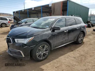 2017 Acura MDX w/Technology Pkg with VIN 5FRYD4H59HB023934, listed as a Copart auction lot 48361165 with 65,083 mi miles and Salvage Title. Bid and sale history available at carsss.com. Image 1.