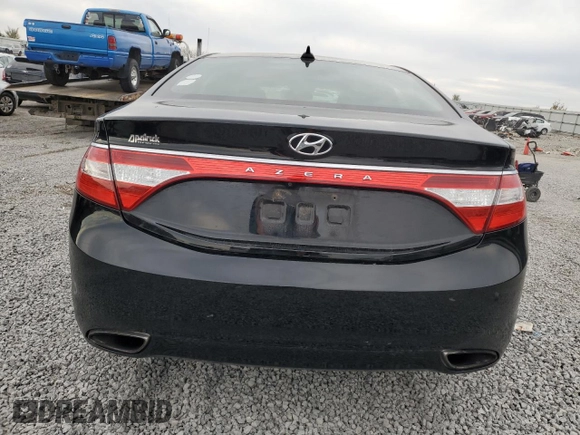 2014 Hyundai Azera with VIN KMHFG4JG0EA350170, listed as a Copart auction lot 80905414 with 187,937 mi miles and Salvage title. Bid and sale history available at DreamBid. Image 6.