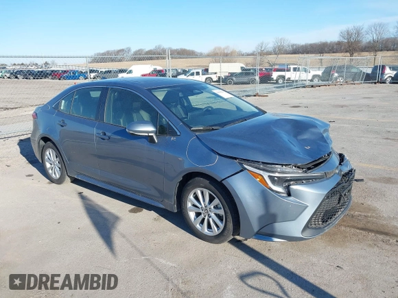 2023 Toyota Corolla Hybrid LE with VIN JTDBCMFEXPJ014034, listed as a IAAI auction lot 41865829 with 33,210 mi miles and . Bid and sale history available at carsss.com. Image 18.