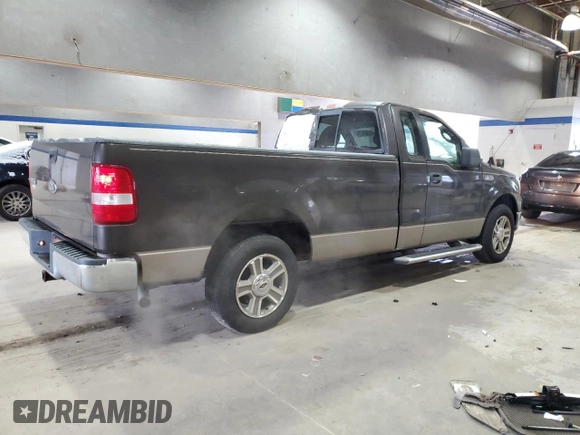 2005 Ford F-150 XL with VIN 1FTRF12W15KC15606, listed as a Copart auction lot 45539145 with 102,208 mi miles and Salvage Title. Bid and sale history available at carsss.com. Image 3.