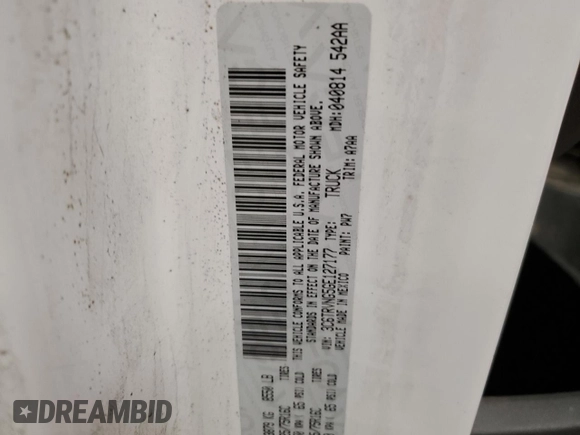 2016 Ram ProMaster Cargo with VIN 3C6TRVNG5GE127177, listed as a Copart auction lot 86083194 with 314,777 mi miles and Clean Title. Bid and sale history available at DreamBid. Image 13.