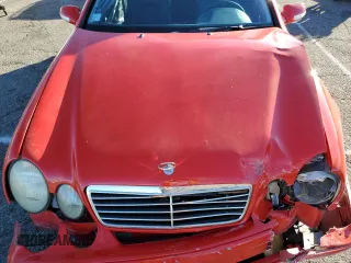 2000 Mercedes-Benz CLK 320/430 with VIN WDBLJ70G3YF140289, listed as a Copart auction lot 80795614 with 158,313 mi miles and Salvage Title. Bid and sale history available at DreamBid. Image 12.