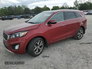 2018 Kia Sorento SX z VIN 5XYPKDA54JG389635, wystawiony jako Copart lot #53985125 z przebiegiem 84 888 mil mil oraz Szkoda całkowita • Salvage title. Historia ofert i sprzedaży dostępna na DreamBid. Obrazek 1.