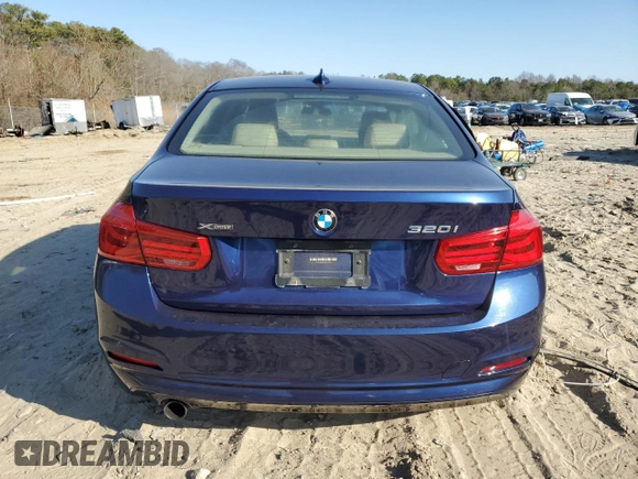 2016 BMW 3 Series 320i xDrive with VIN WBA8E5G59GNT41491, listed as a Copart auction lot 48753615 with 127,305 mi miles and Salvage Title. Bid and sale history available at carsss.com. Image 6.