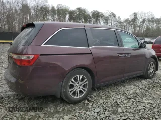 2011 Honda Odyssey EX-L with VIN 5FNRL5H69BB021633, listed as a Copart auction lot 50420415 with 265,213 mi miles and Salvage Title. Bid and sale history available at DreamBid. Image 3.